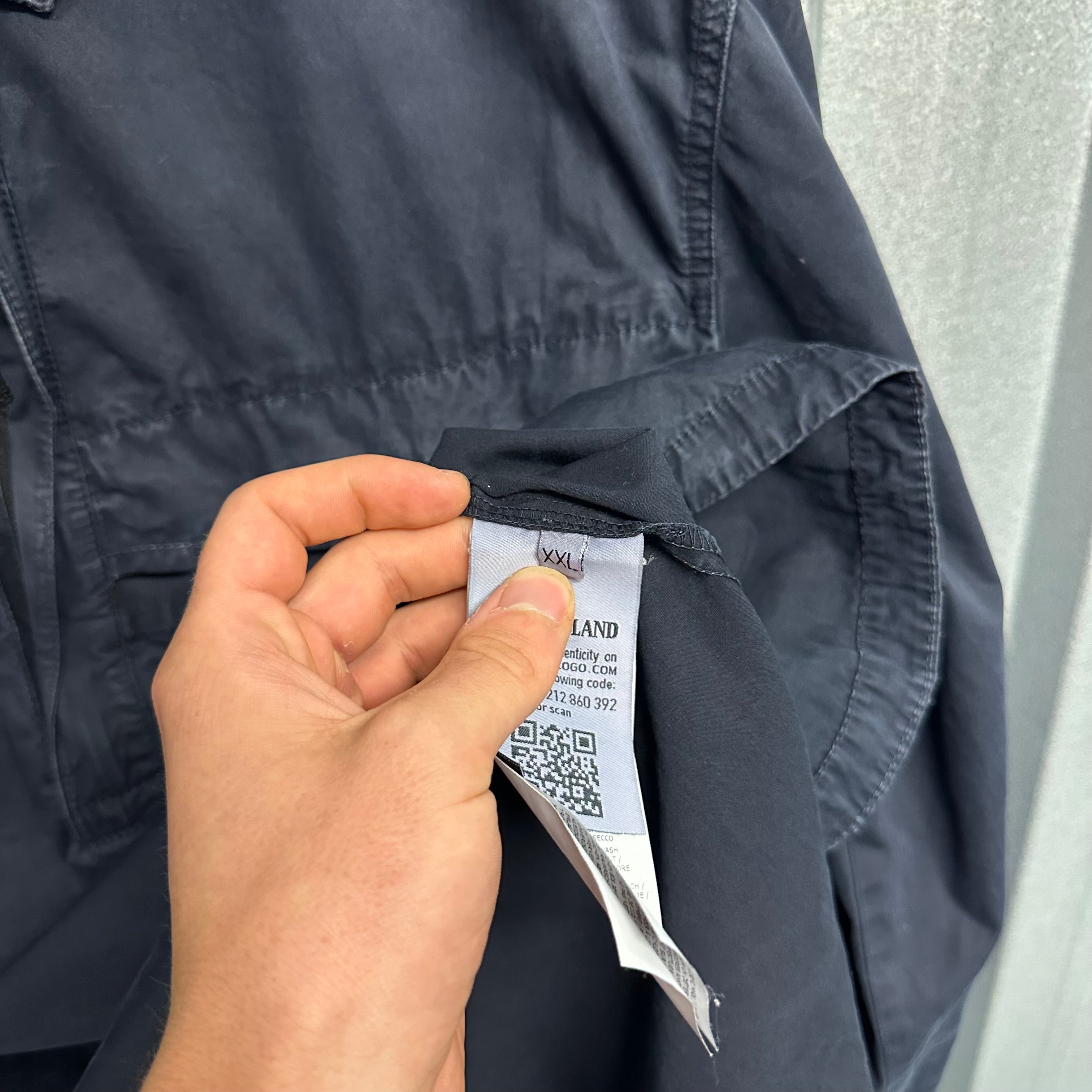 Stone Island 1/4 Zip Pullover Overshirt - XXL