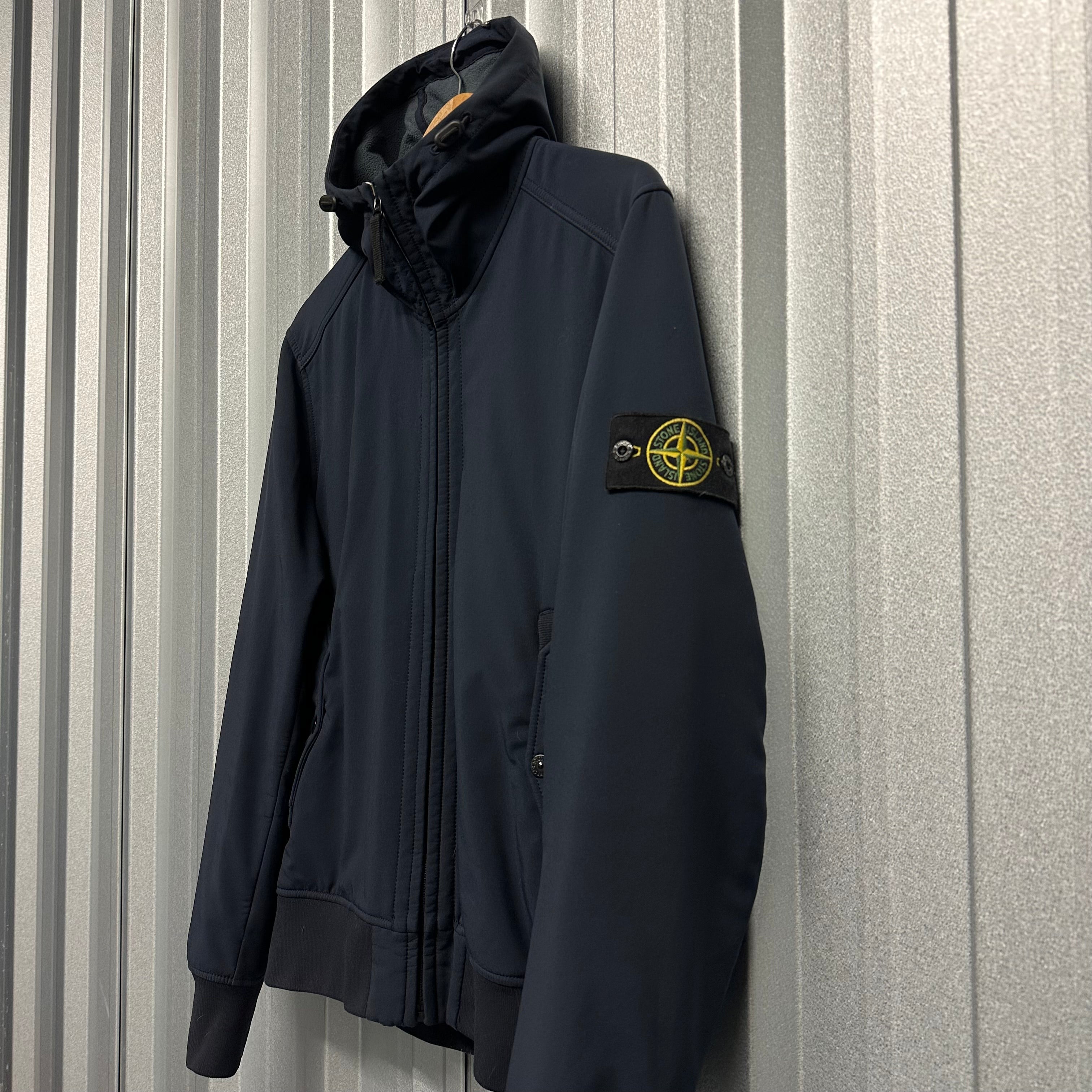 Stone Island Zip Up Soft Shell Jacket