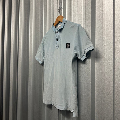 Stone Island Patch Logo Polo Shirt - M