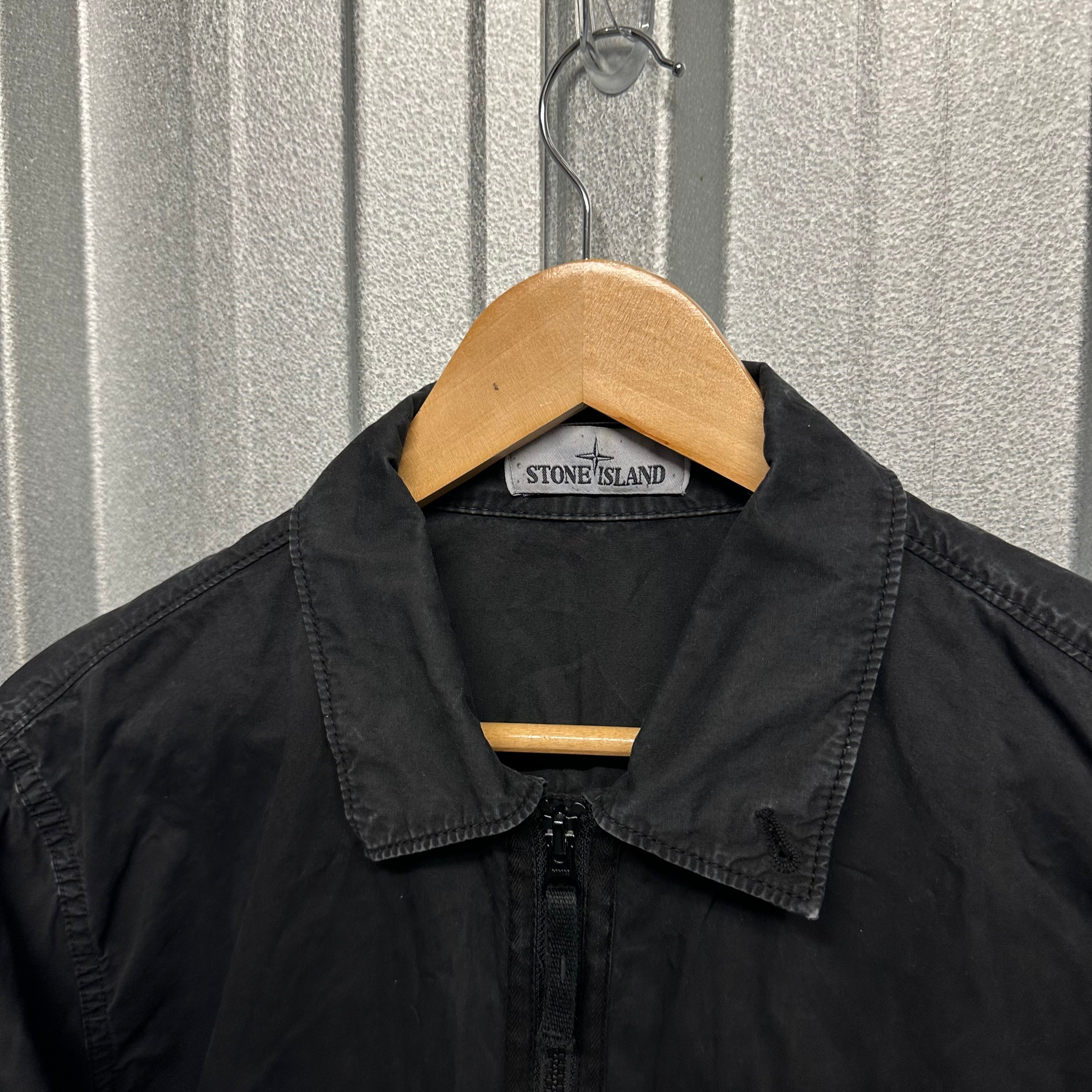 Stone Island Zip Up Overshirt Single Pocket - M