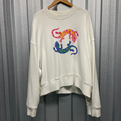 Palm Angels Pullover Lizard Oversized Jumper