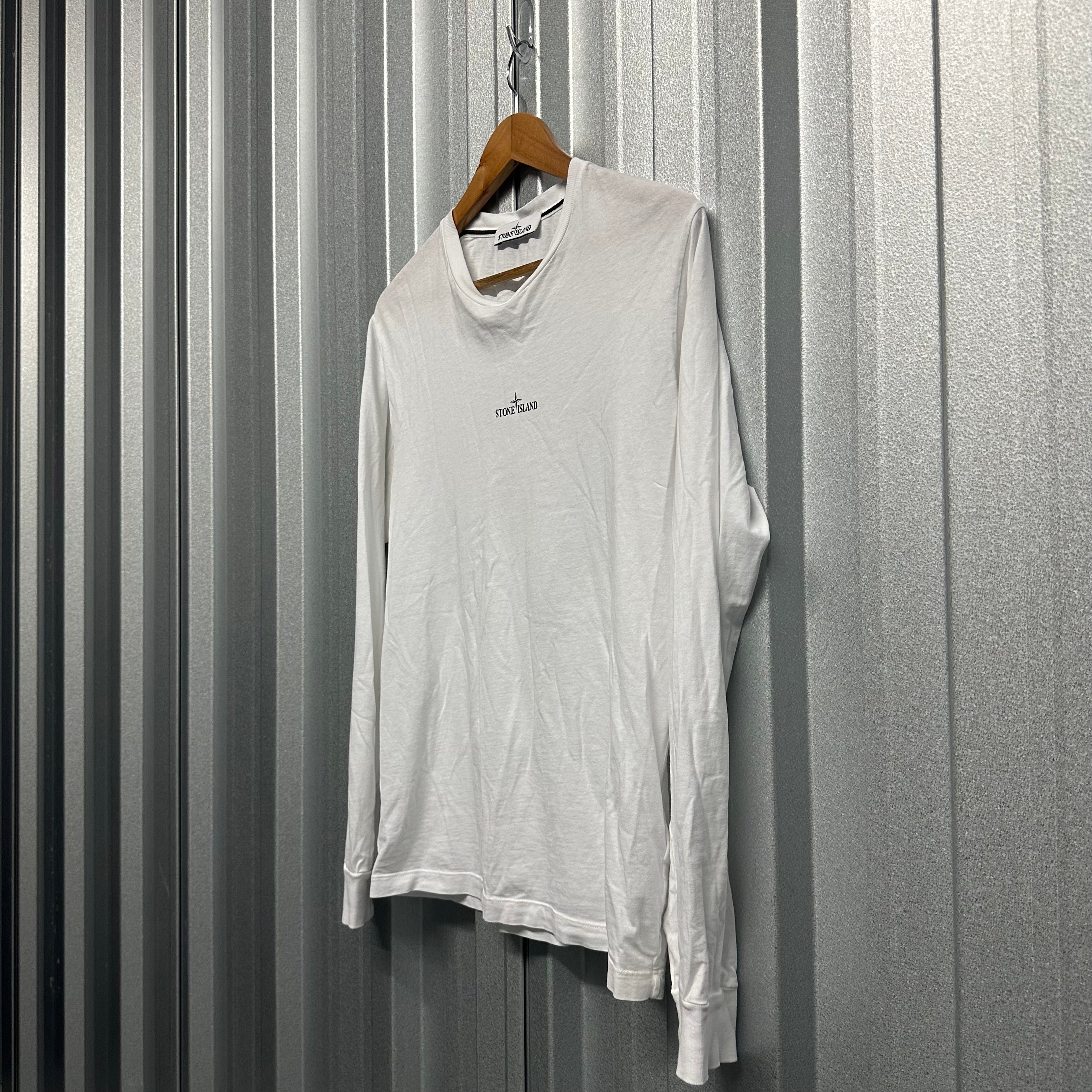 Stone Island Long Sleeve T-Shirt with Back Compass-S