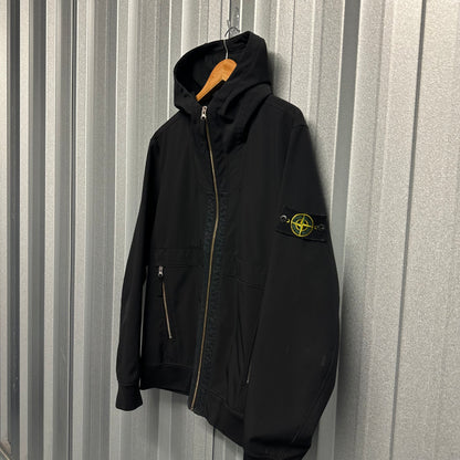 Stone Island Zip Up Soft Shell R Jacket - L