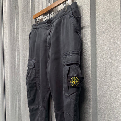 Stone Island Cargo Trousers with Cuffed Bottoms