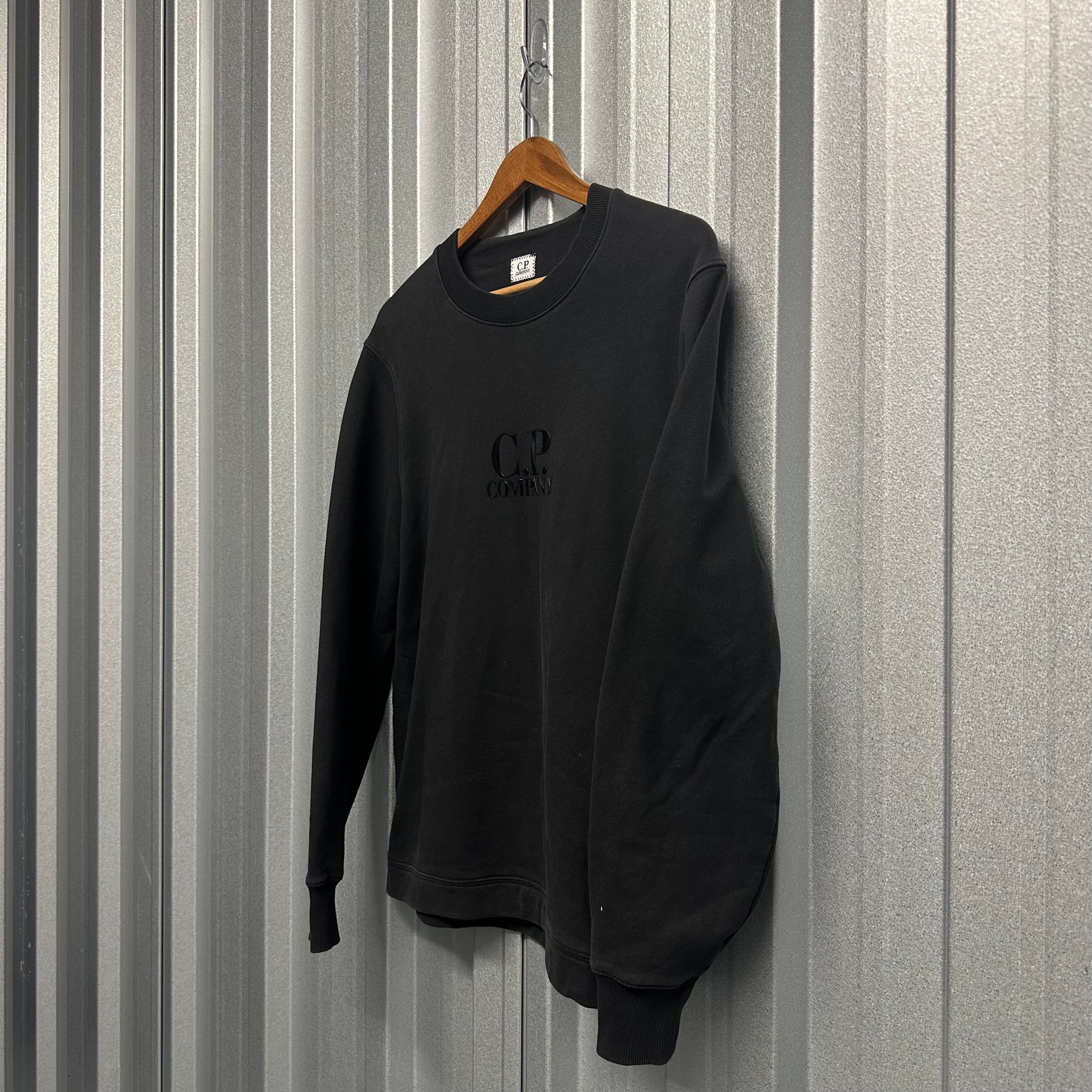 CP Company Spell Out Logo Pullover Jumper-L