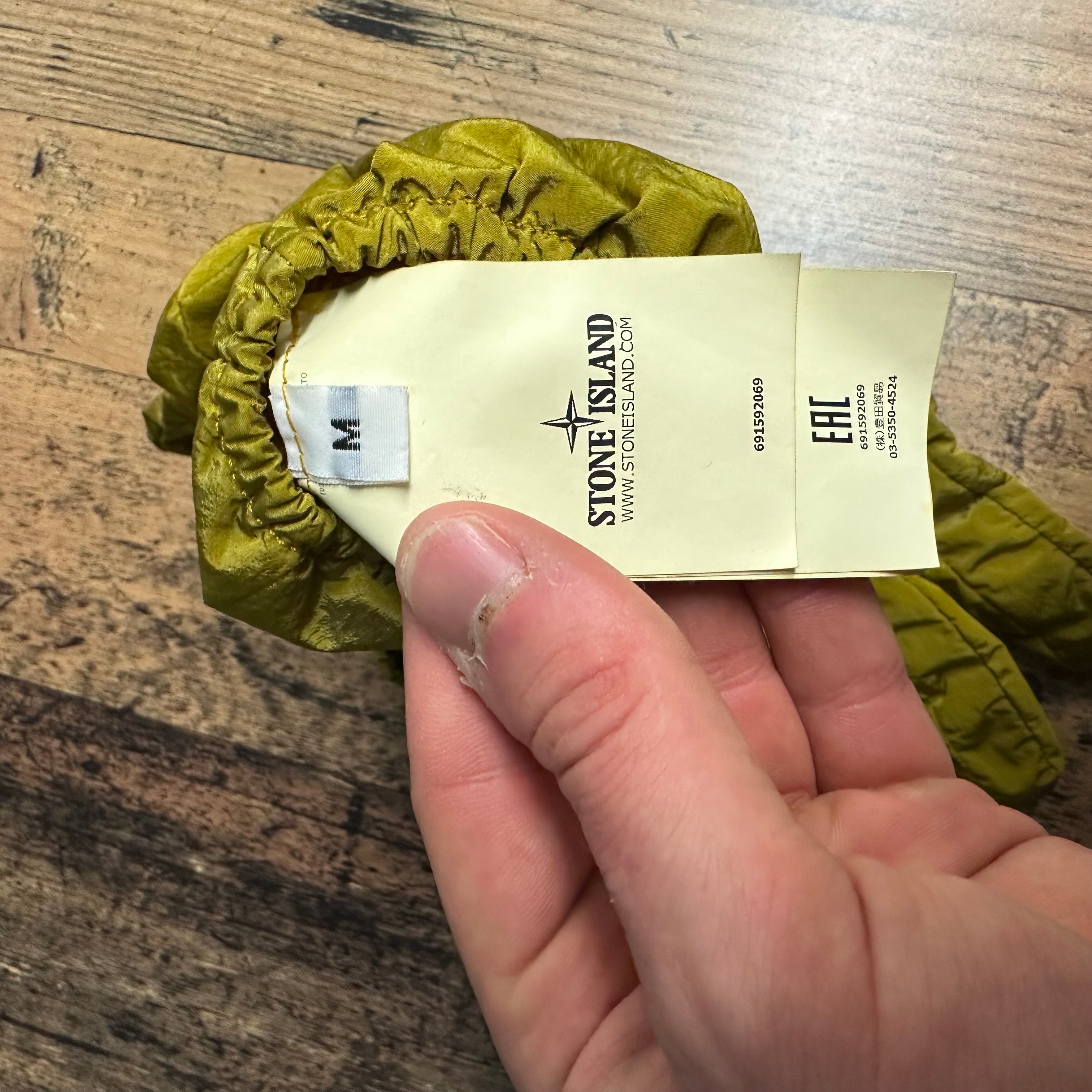 Stone Island Compass Logo Nylon Gloves