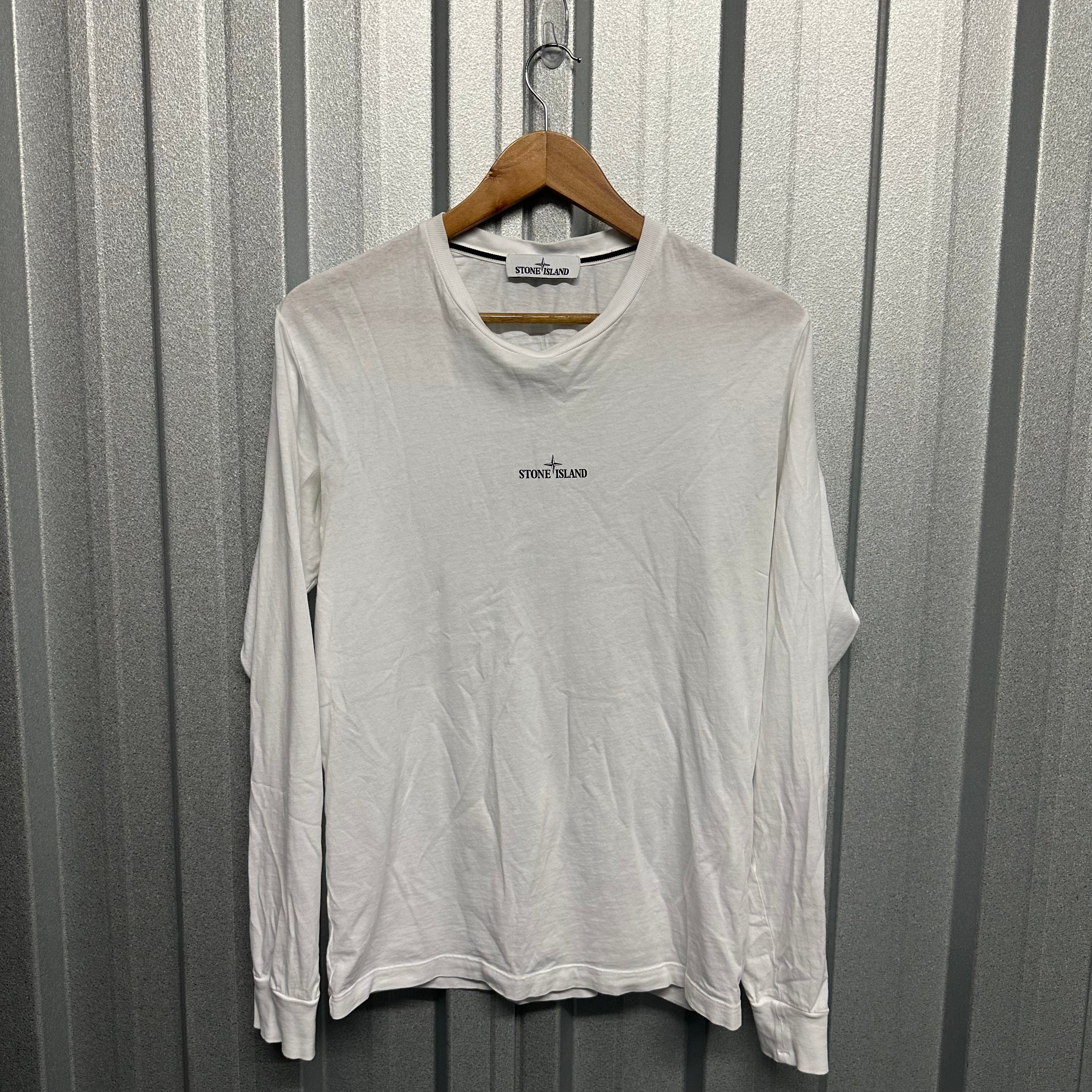 Stone Island Long Sleeve T-Shirt with Back Compass-S