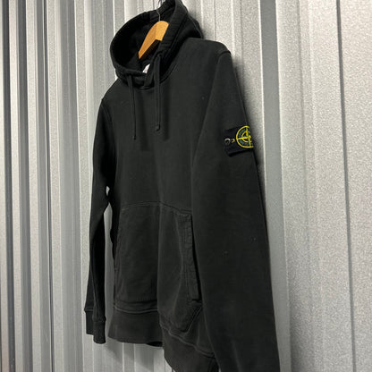 Stone Island Pullover Cotton Hoodie with Drawstrings