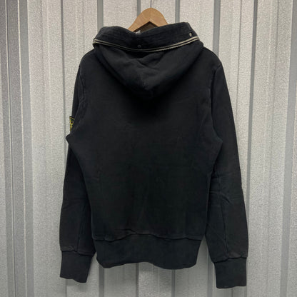 Stone Island Pullover Hoodie with Fleece Hood