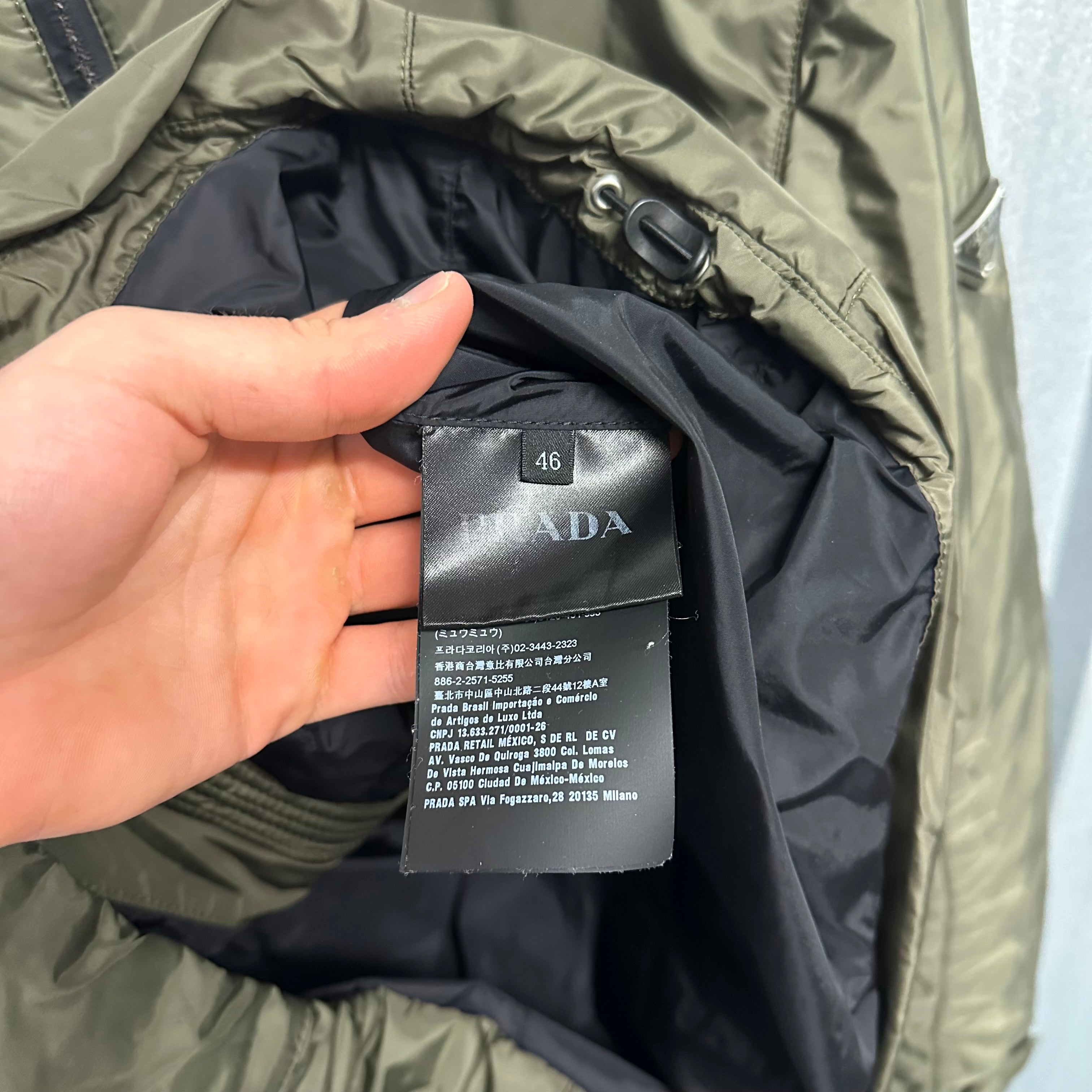 Prada Milano Zip Up Jacket - S