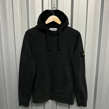 Stone Island Pullover Cotton Hoodie with Drawstrings