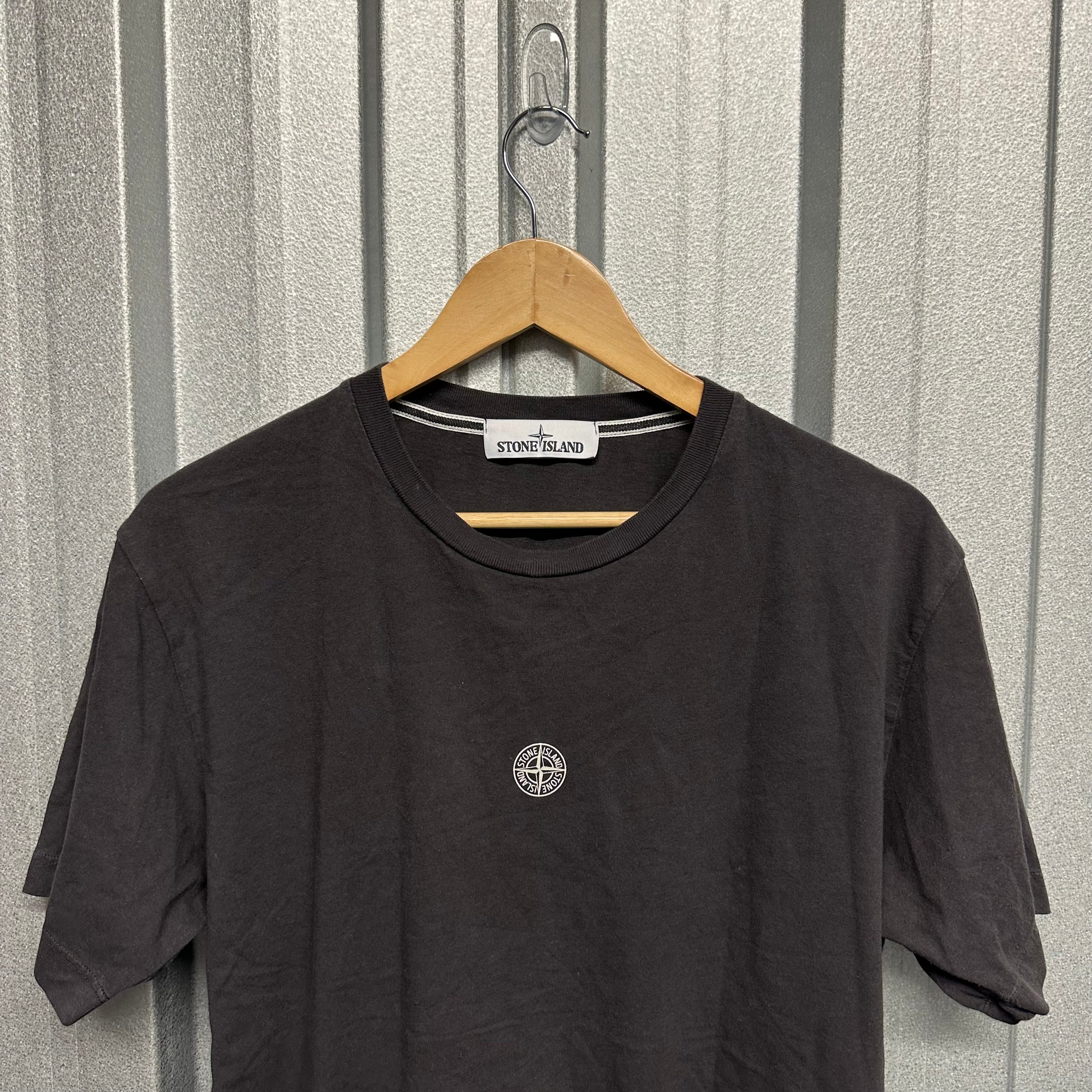 Stone Island Spell Out Compass Short Sleeved T Shirt - M