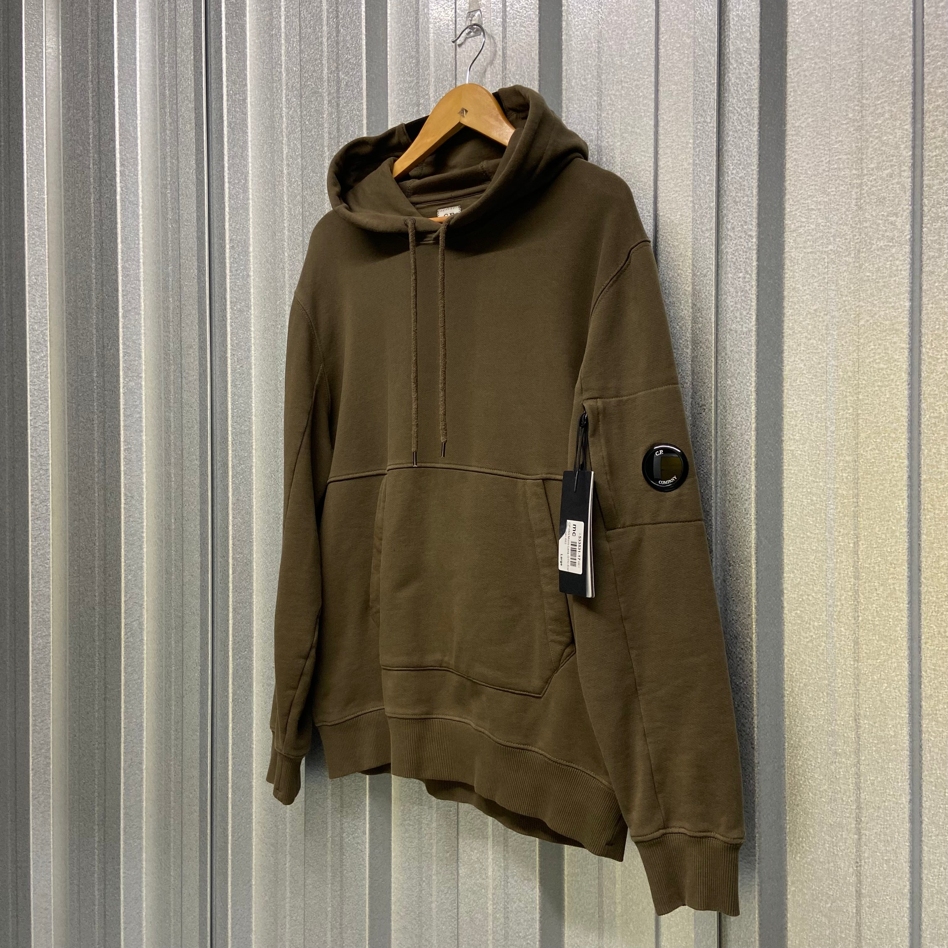 CP Company Pullover Cotton Hoodie with Micro Lens